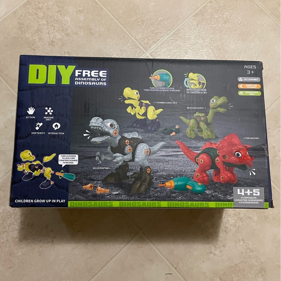 DIY building set dinosaurs play set - Picture 4 of 6
